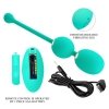 PRETTY LOVE - LECHIES  Dream chaser 5, Green, Wireless remote control 12 vibration functions Memory function